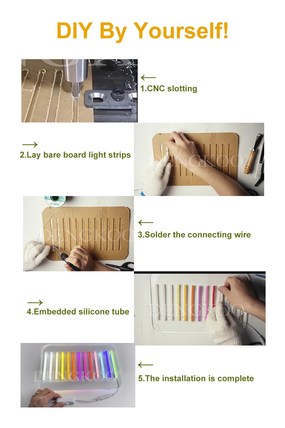 6mm Separate Silicone Neon Led - đánh giá và giá Outdoor Power Strip Weatherproof